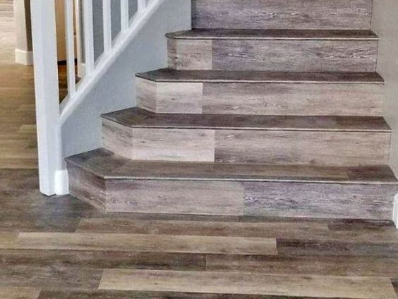 Coretec Vinyl Plank Stair Treads Hardwood Vinyl Plank Flooring